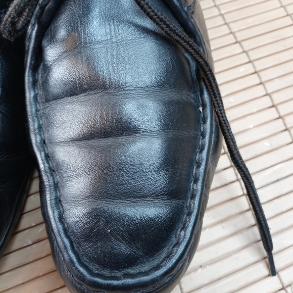 Florsheim men\'s black leather lace comfort walking shoes. Sz 10.5EEE. 231.1pm main image 4